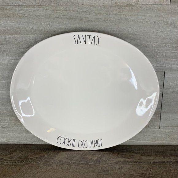 Rae Dunn Other - Rae Dunn Santa’s Cookie Exchange Plate